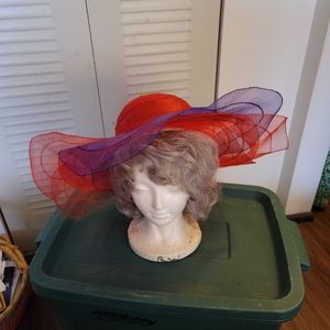 Women's large brim Hat